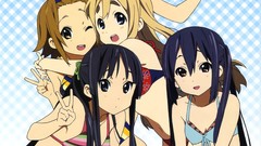 Anime girls akiyama mio k - on nakano azusa hirasawa yui 