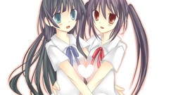 Anime girls akiyama mio nakano azusa