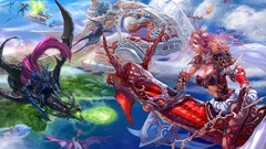 Anime girls angel and devils