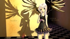 Anime girls angel wings