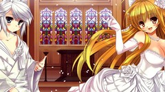 Anime girls animal ears kanokon soft shading