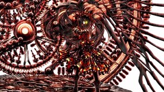 anime girls Anime glowing eyes