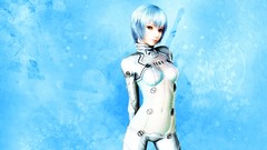 Anime girls ayanami rei plugsuit
