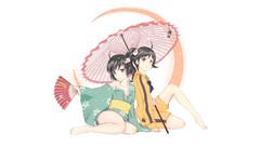 Anime girls bakemonogatari araragi karen nisemonogatari 