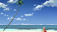 Anime girls Beaches