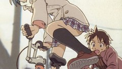 Anime girls Bicycles ayanami