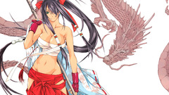 Anime girls black hair