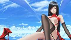 Anime girls black hair