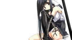 Anime girls black hair