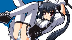 Anime girls black hair