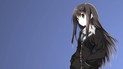 Anime girls black hair