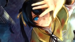 Anime girls black rock shooter kuroi mato