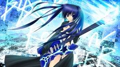 Anime girls black rock shooter nakano azusa cosplay