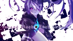Anime girls black rock shooter purple eyes Insane Black Rock 