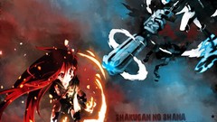 Anime girls black rock shooter shakugan no shana