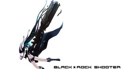 Anime girls black rock shooter Simple Background
