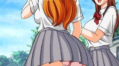 Anime girls bleach matsumoto rangiku inoue orihime panties 