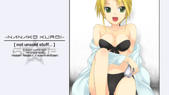 Anime girls blondes bikini