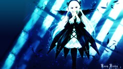 Anime girls blondes wings