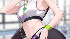 anime girls blue archive Sumire (Blue Archive) Tio yoga pants