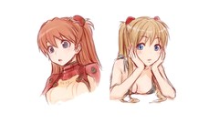 Anime girls blue eyes asuka langley soryu neon genesis 
