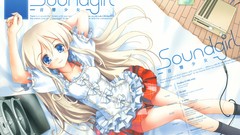 Anime girls blue eyes scans