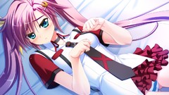 Anime girls blue eyes uniforms koisuru koto to mitsuketari aqua 