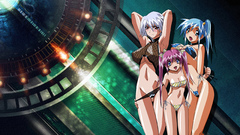 Anime girls boobs swimsuits