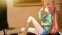 Anime girls boots mahou shoujo madoka magica sakura kyouko