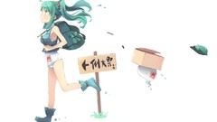 Anime girls boots touhou kawashiro nitori twintails video games 