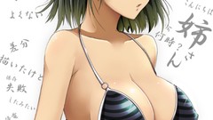 Anime girls bra boobs