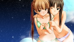 Anime girls bra panties