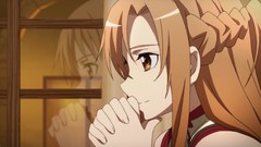 Anime girls brown eyes brunettes sword art online yuuki asuna