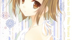 Anime girls brown eyes k - on tainaka ritsu summer dress 