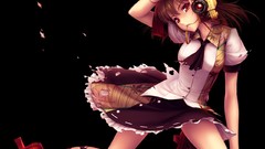 Anime girls brown eyes short hair touhou shameimaru aya video 