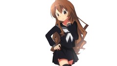 Anime girls brown eyes toradora aisaka taiga