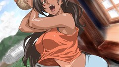 Anime girls brunettes dark skin