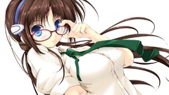 Anime girls brunettes neon genesis evangelion makinami mari 