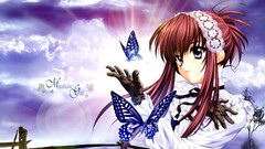 Anime girls Butterflies