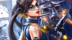 Anime girls cgi fantasy art