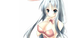 Anime girls cleavage