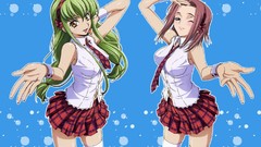 Anime girls code geass C & C Stadtfeld Kallen