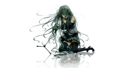 Anime girls crying hatsune miku vocaloid