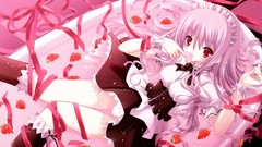 Anime girls ecchi bathing