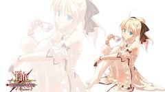 Anime girls fate stay night saber lily fate series Fate 
