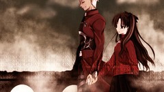 Anime girls fate stay night tohsaka rin type-moon fate series 