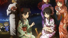 Anime girls fate stay night tsukihime tohno akiha tohsaka rin 