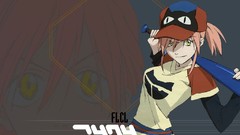 Anime girls FLCL Fooly Cooly Haruhara Haruko