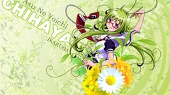 Anime girls Flowers tie