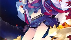 Anime girls foxes original characters kitsunemimi